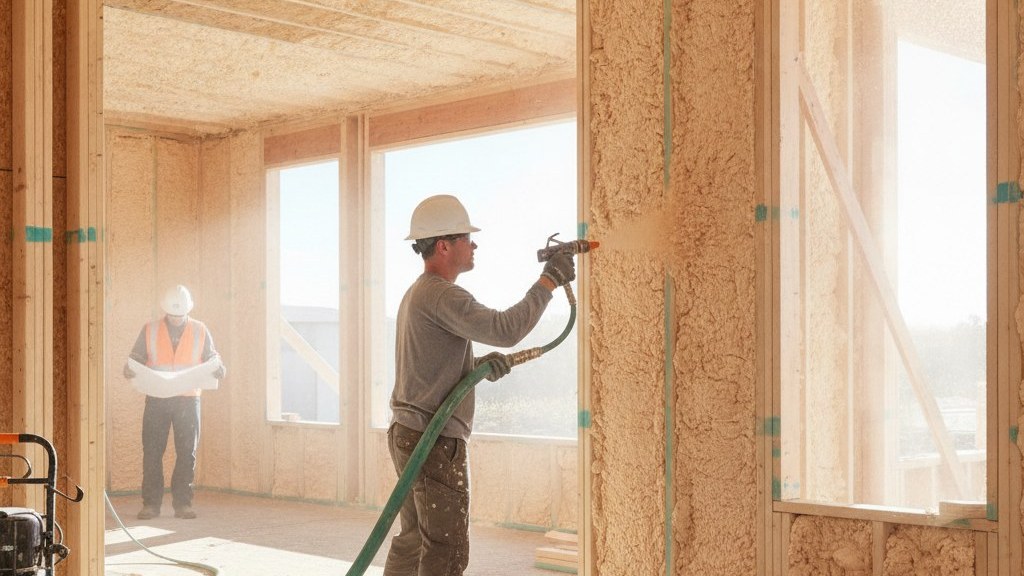 Exterior Wall Spray Foam Insulation